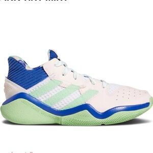 Adidas✨Harden Stepback Kids Basketball Shoes✨Pink Tint & Mint✨Size US 2.5✨NWOT!!